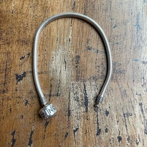 Sterling silver charm bracelet